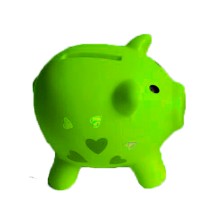 15cm piggy bank