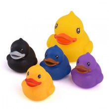 black rubber duck