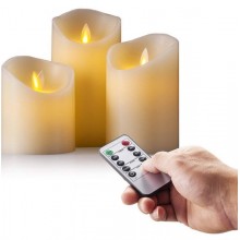 remote control led flicker flameless candle